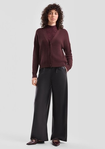 QS Gebreid vest in Lila