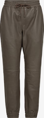 co'couture Tapered Housut 'Shiloh' värissä harmaa: etupuoli