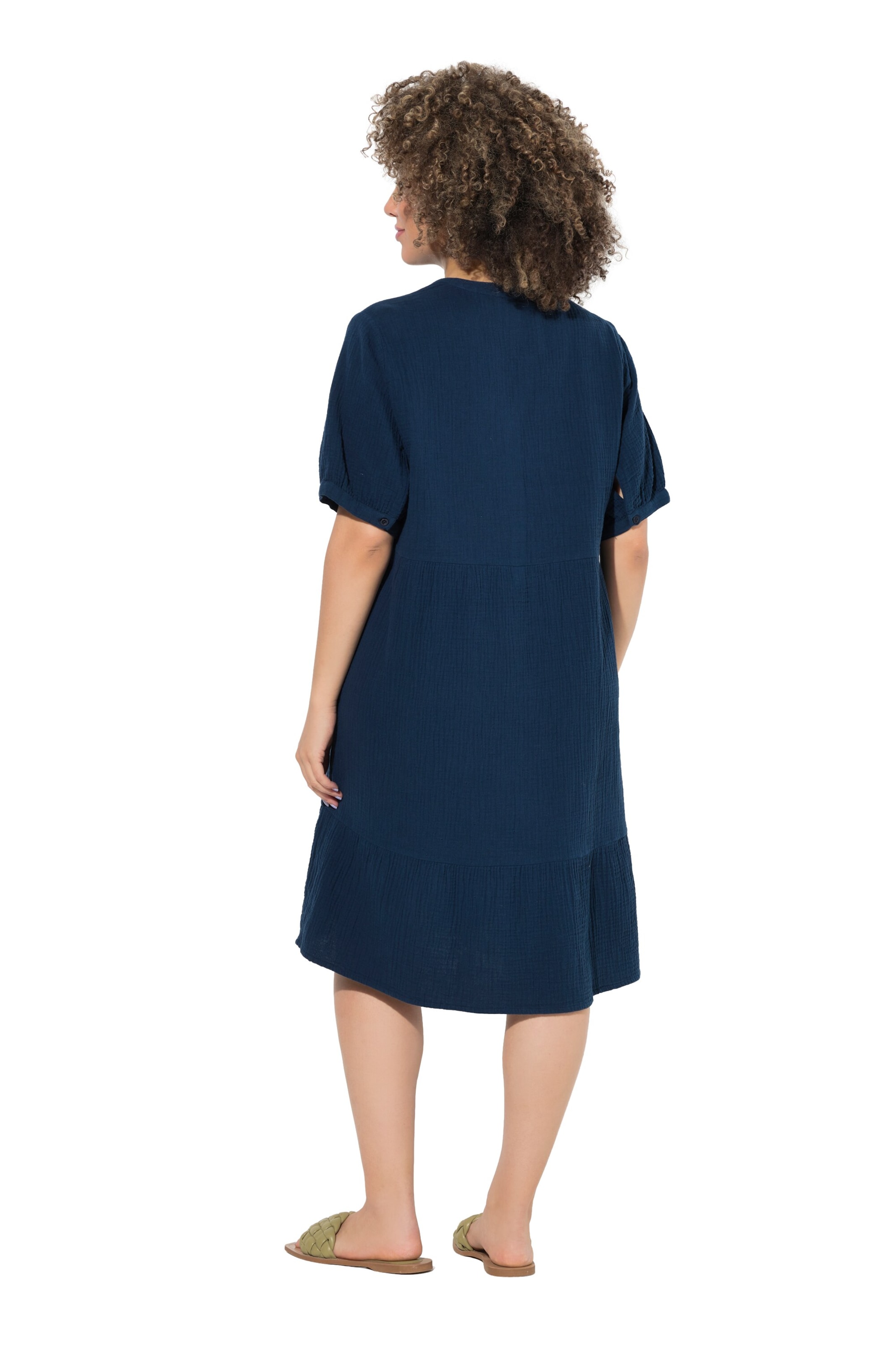 Ulla Popken Blousejurk in Blauw