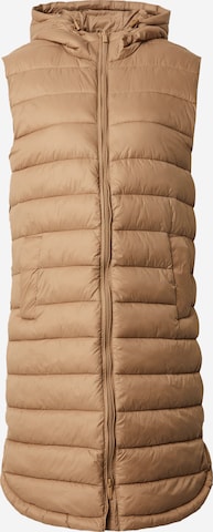 ONLY Bodywarmer 'MELODY' in Bruin: voorkant