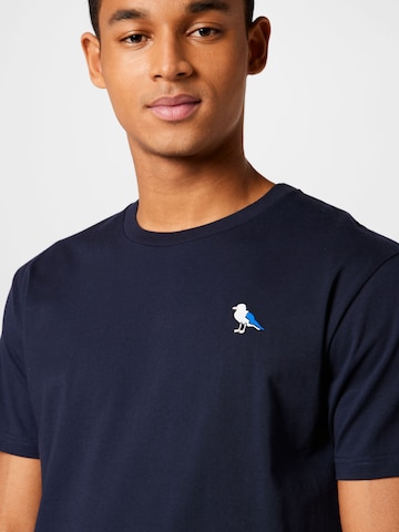 T-Shirt 'Embro Gull' Cleptomanicx en bleu