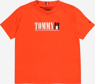 TOMMY HILFIGER Shirt in Oranje: voorkant