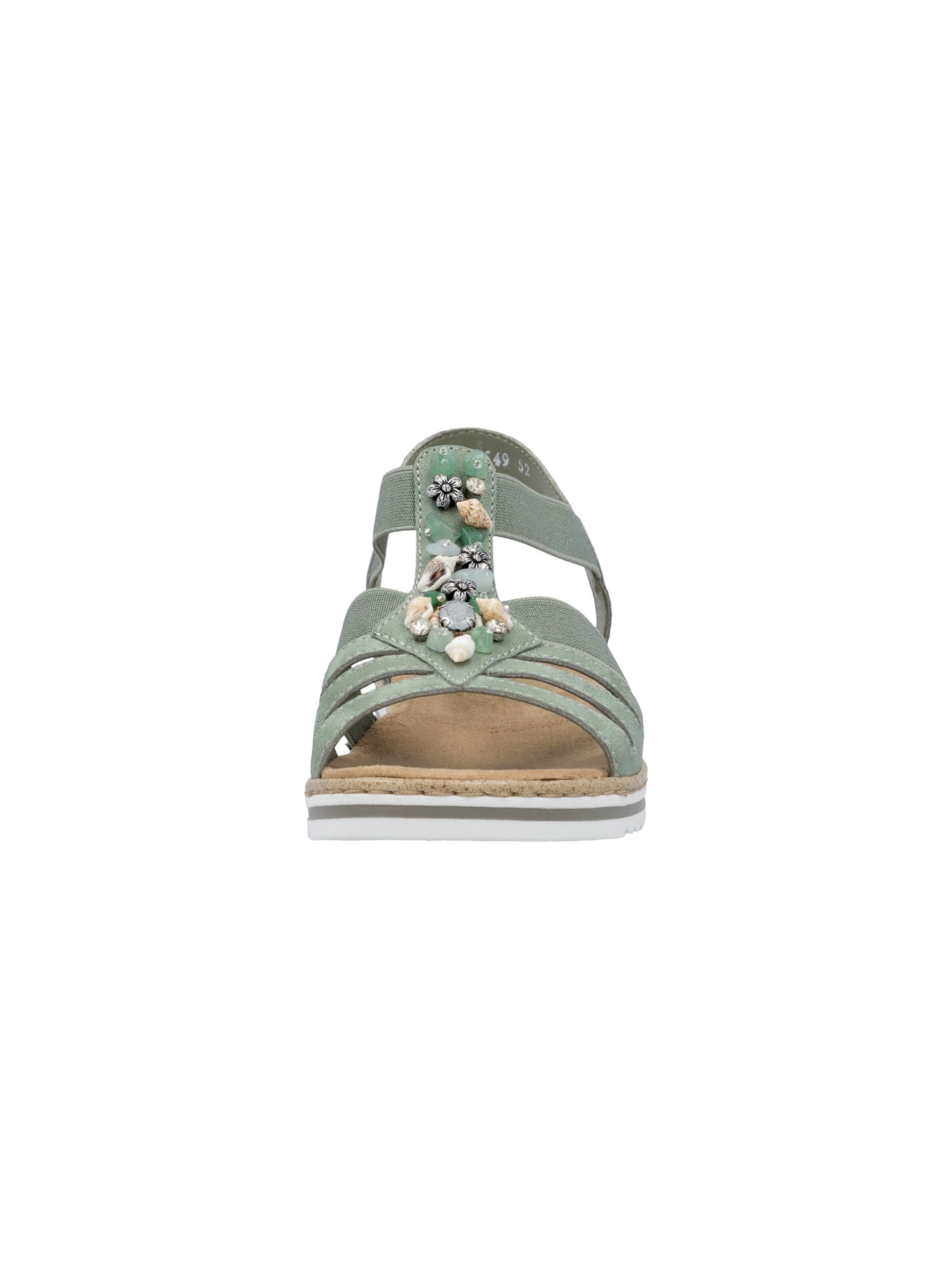 Rieker - Sandalias en verde