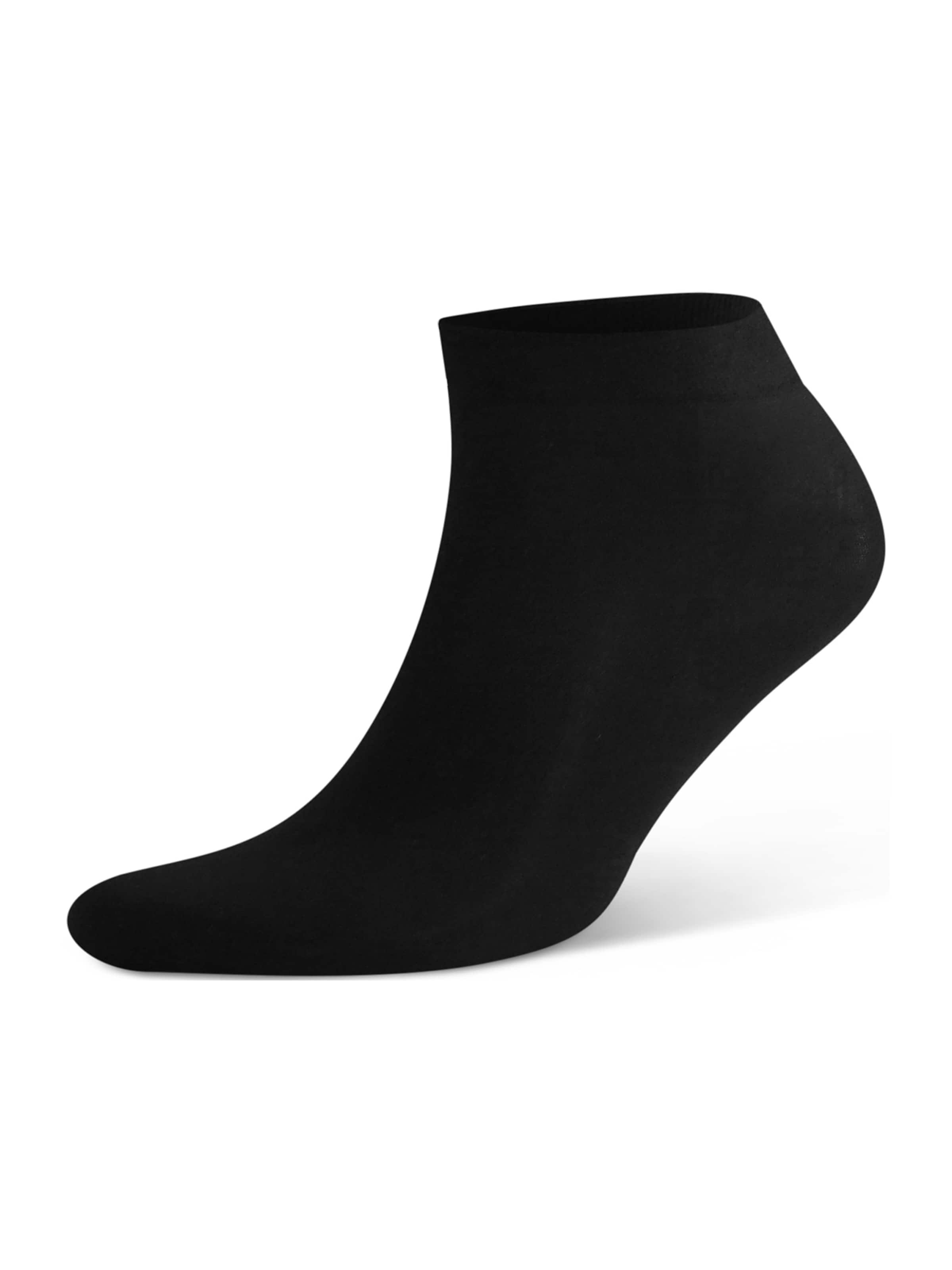 Chaussettes ' Cotton 60 DEN ' Nur Die en noir : devant