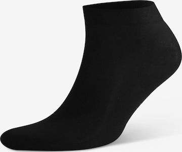 Chaussettes ' Cotton 60 DEN ' Nur Die en noir : devant