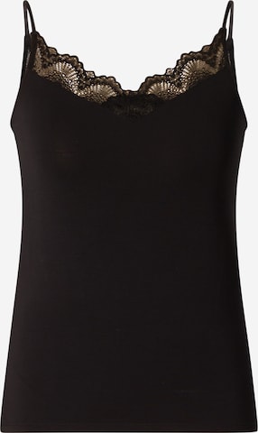 BASE LEVEL Top in Schwarz: Vorderseite