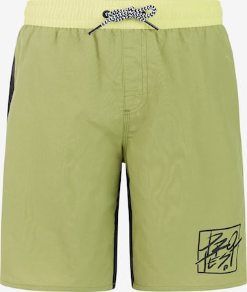 PROTEST Badeshorts 'PRTGarrix JR' in Grün: Vorderseite