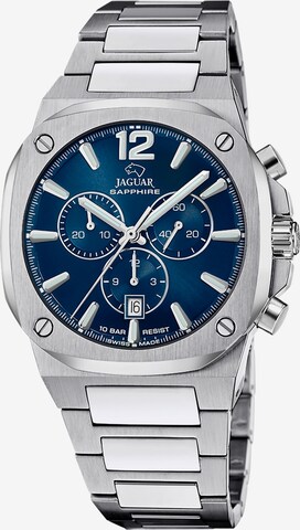 Jaguar Uhr in Silber: predná strana