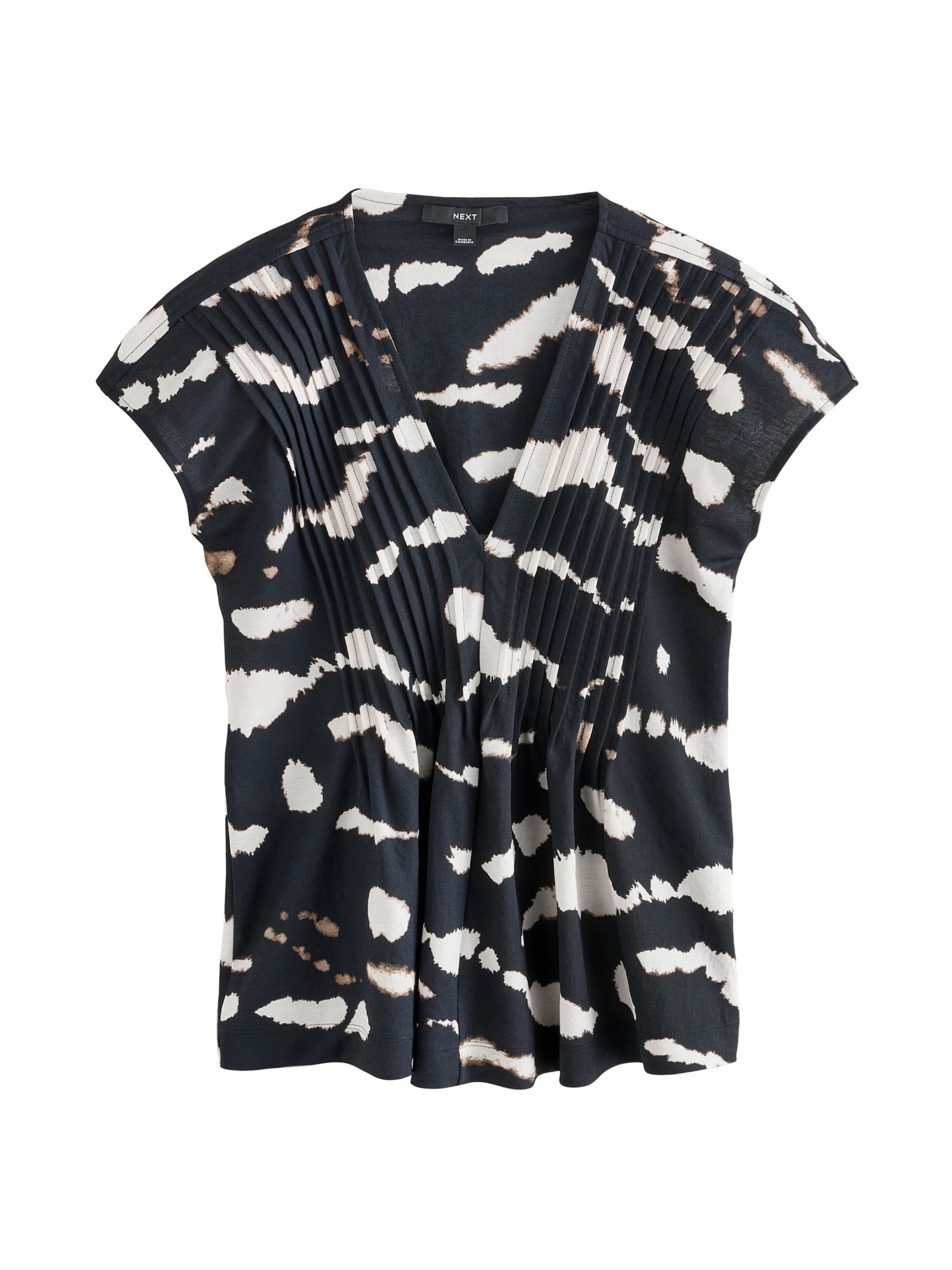 Next Blúz - fekete: elől