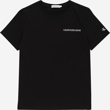 Calvin Klein Jeans T-Shirt in Schwarz: predná strana