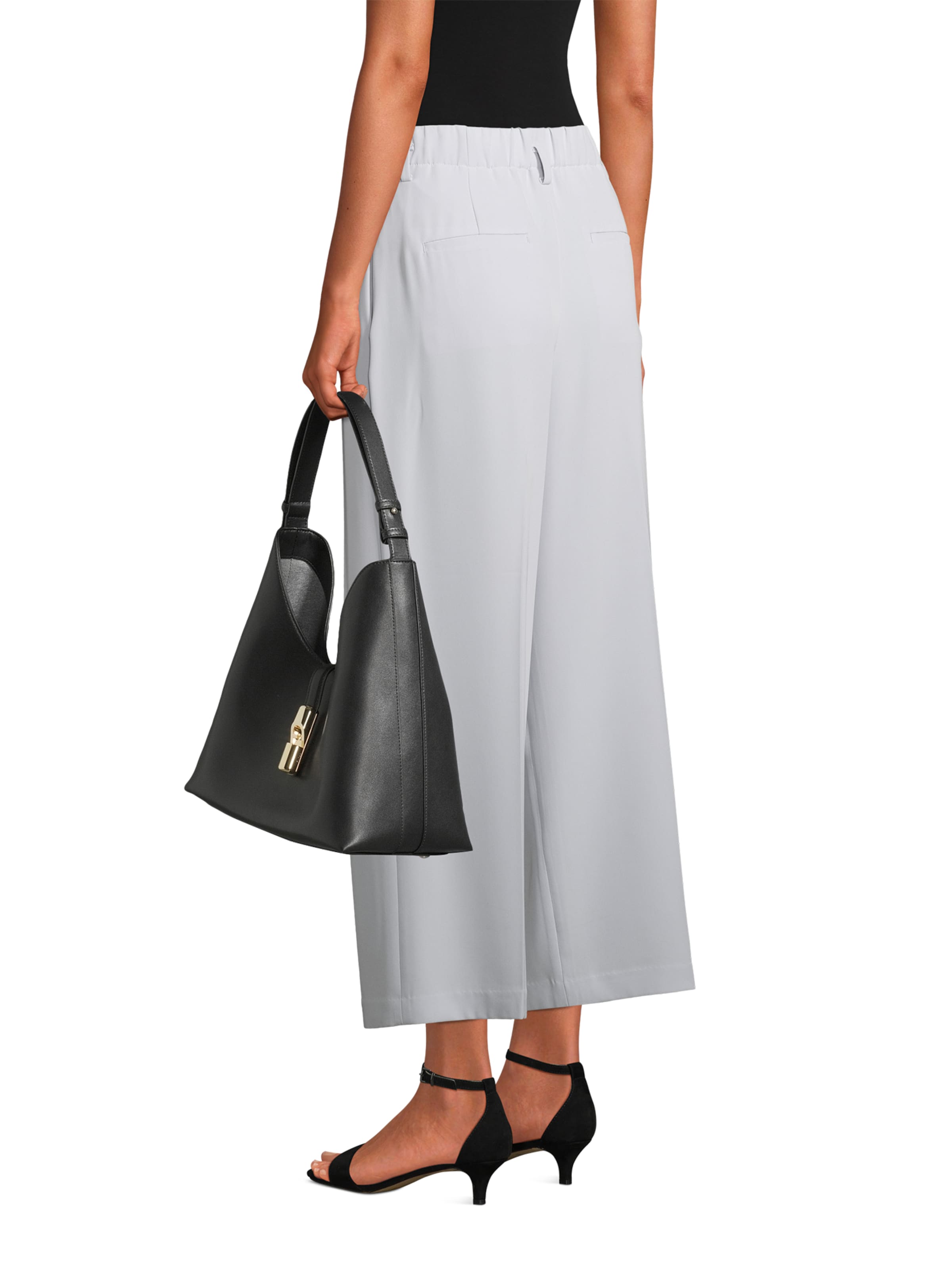 Geantă de umăr 'GOCCIA' de la FURLA pe negru