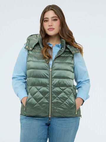 Fiorella Rubino Winterjas in Groen: voorkant