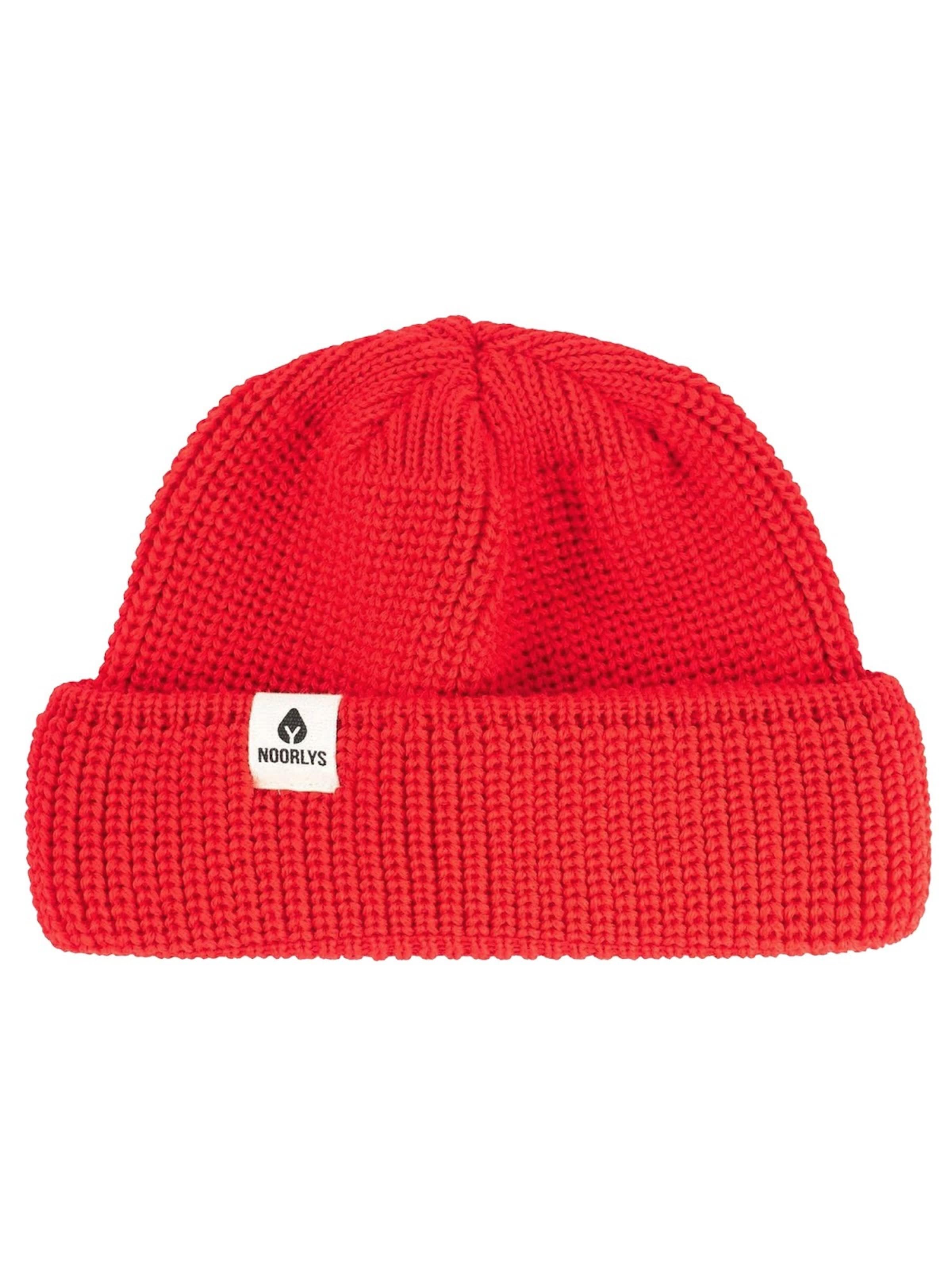 NOORLYS Beanie 'LUAN' in Red: front