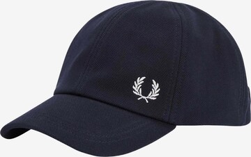 Casquette Fred Perry en bleu : devant