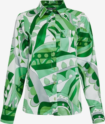 Camicia da donna 'Sanasa' di Threadbare in verde: frontale