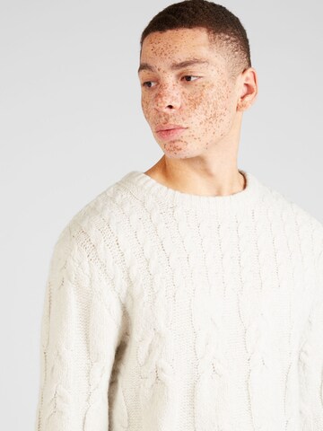 Pull-over 'Jesper' WEEKDAY en blanc