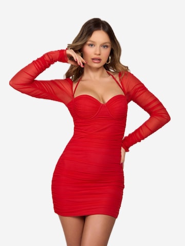 Arcinora Cocktail Dress in Red: front