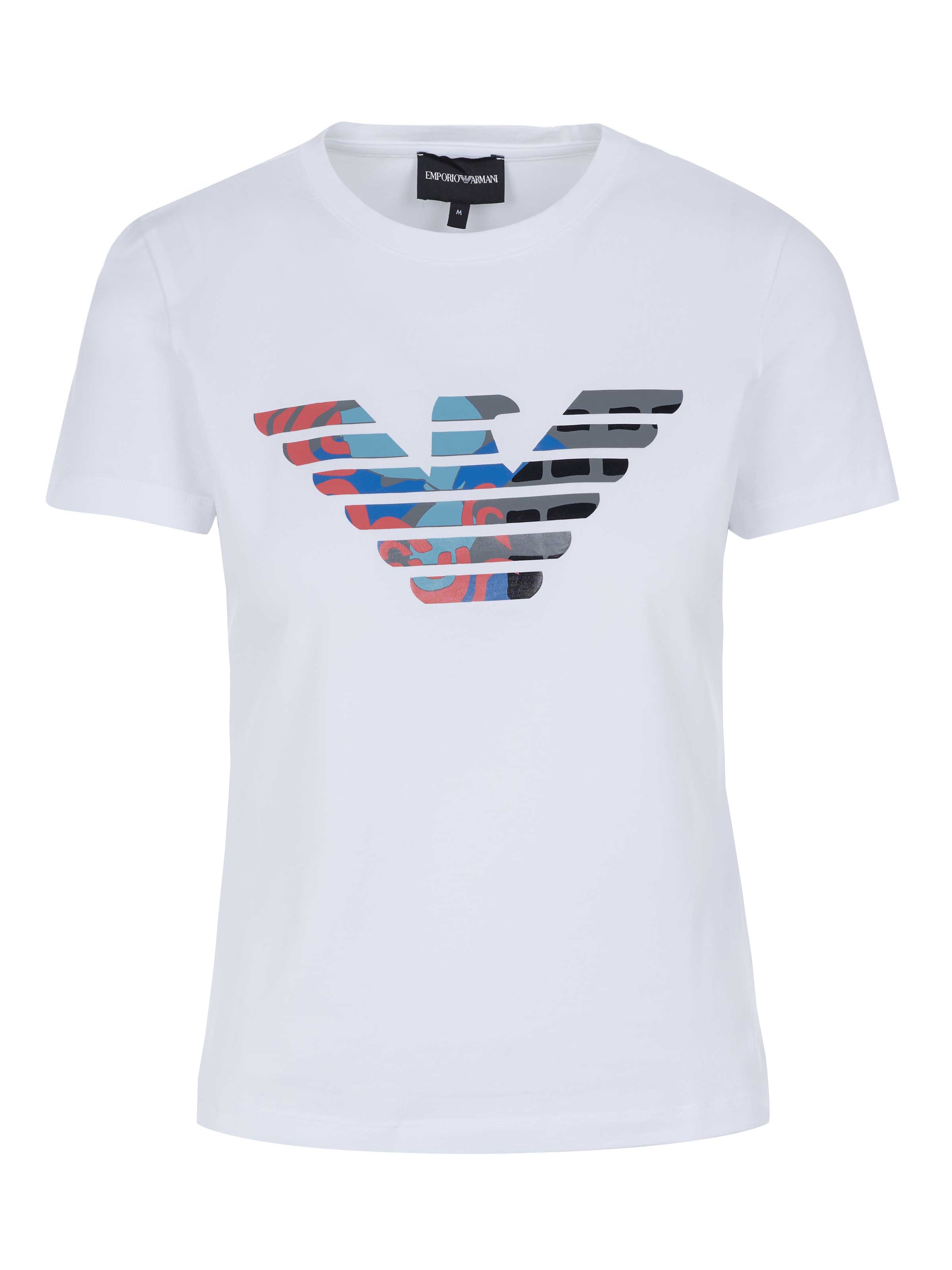 ARMANI Top 'Emporio Armani T-Shirt'‌‌‌‌‌‌ in Weiß: Vorderseite