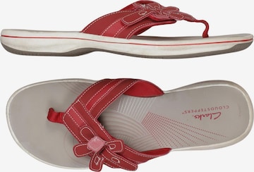 CLARKS Sandalen 41,5 in Rot: Vorderseite