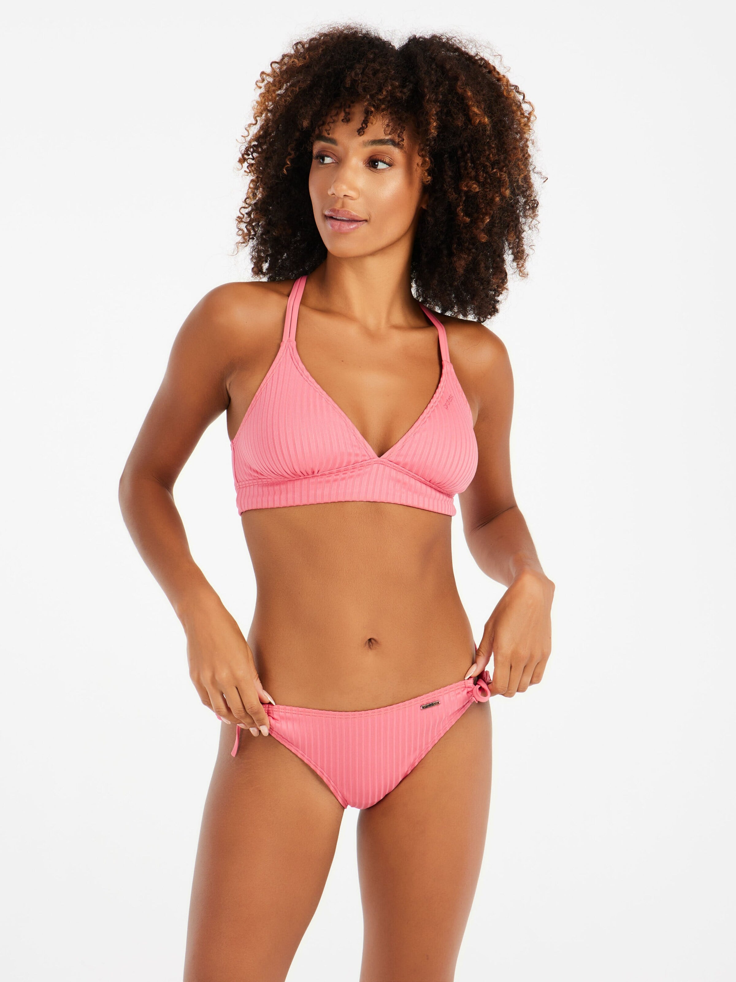 PROTEST Triangel Bikini 'PRTCosta' in Roze: voorkant