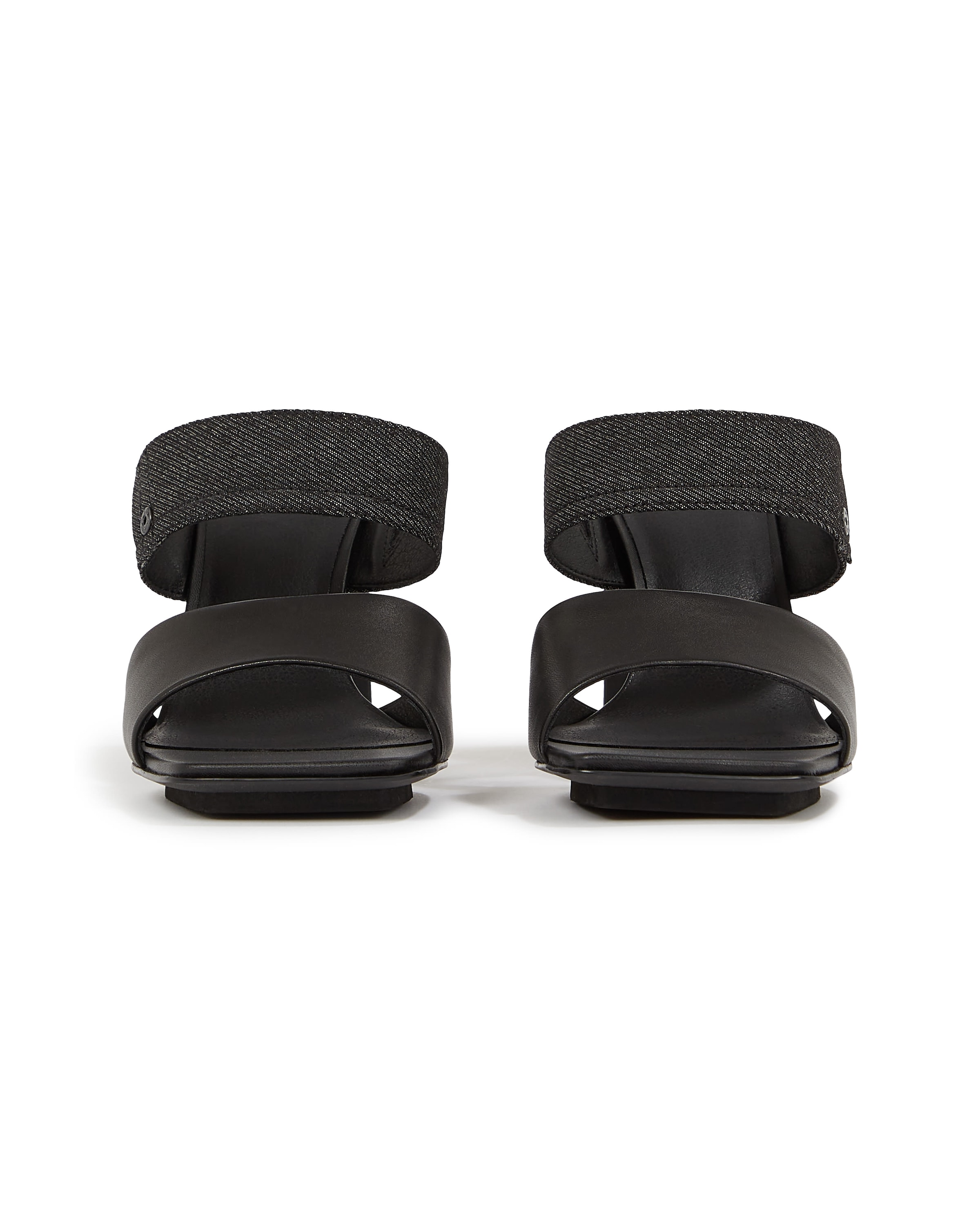 G-STAR Sandal - 'Darcy Leather Mule' in Schwarz