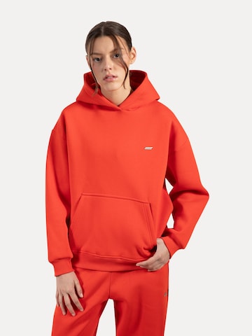 Veste de survêtement Smilodox en rouge : devant