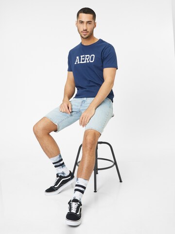 AÉROPOSTALE T-Shirt in Blau