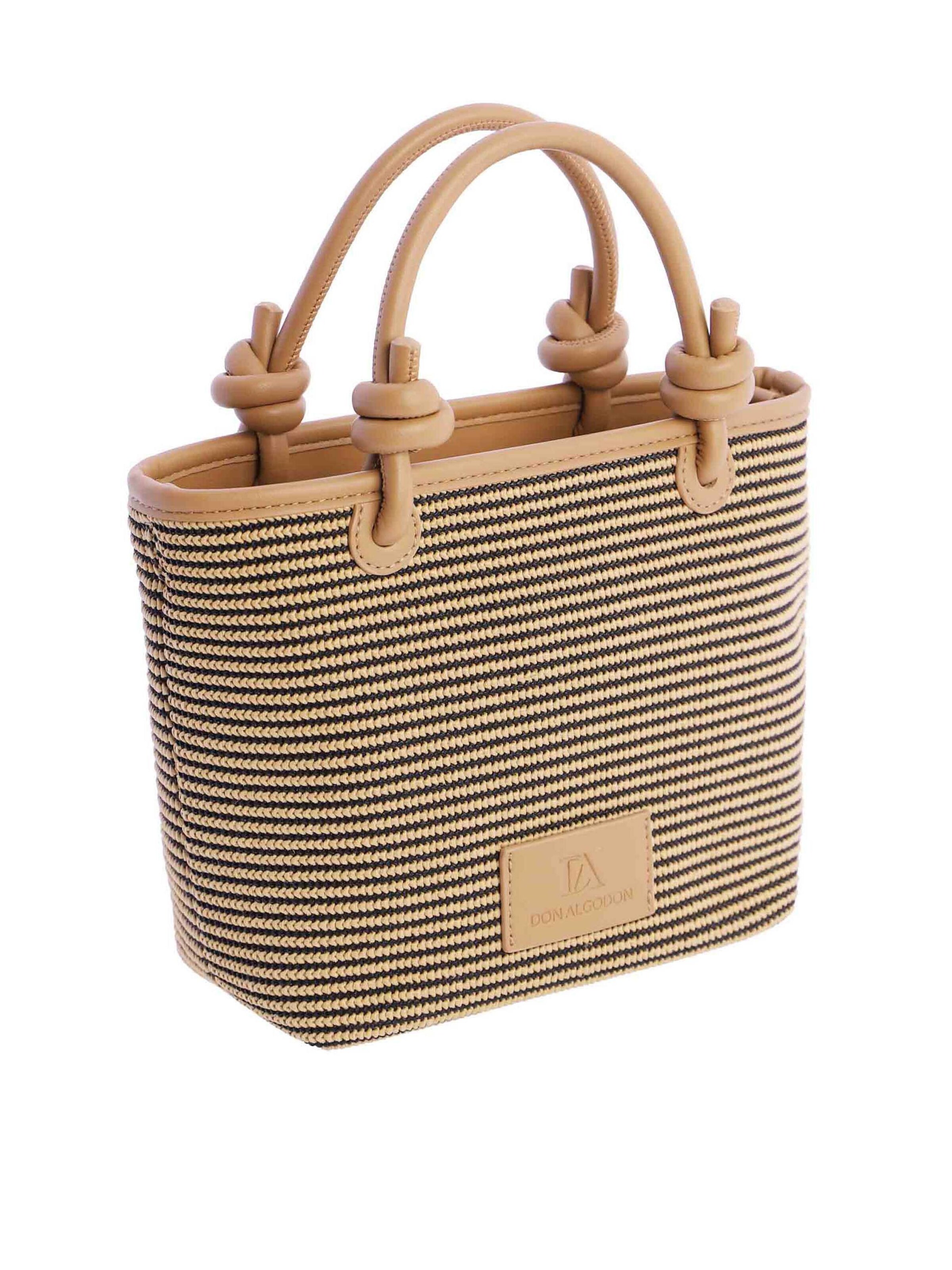 Don Algodon - Bolso de mano 'Lumina' en beige