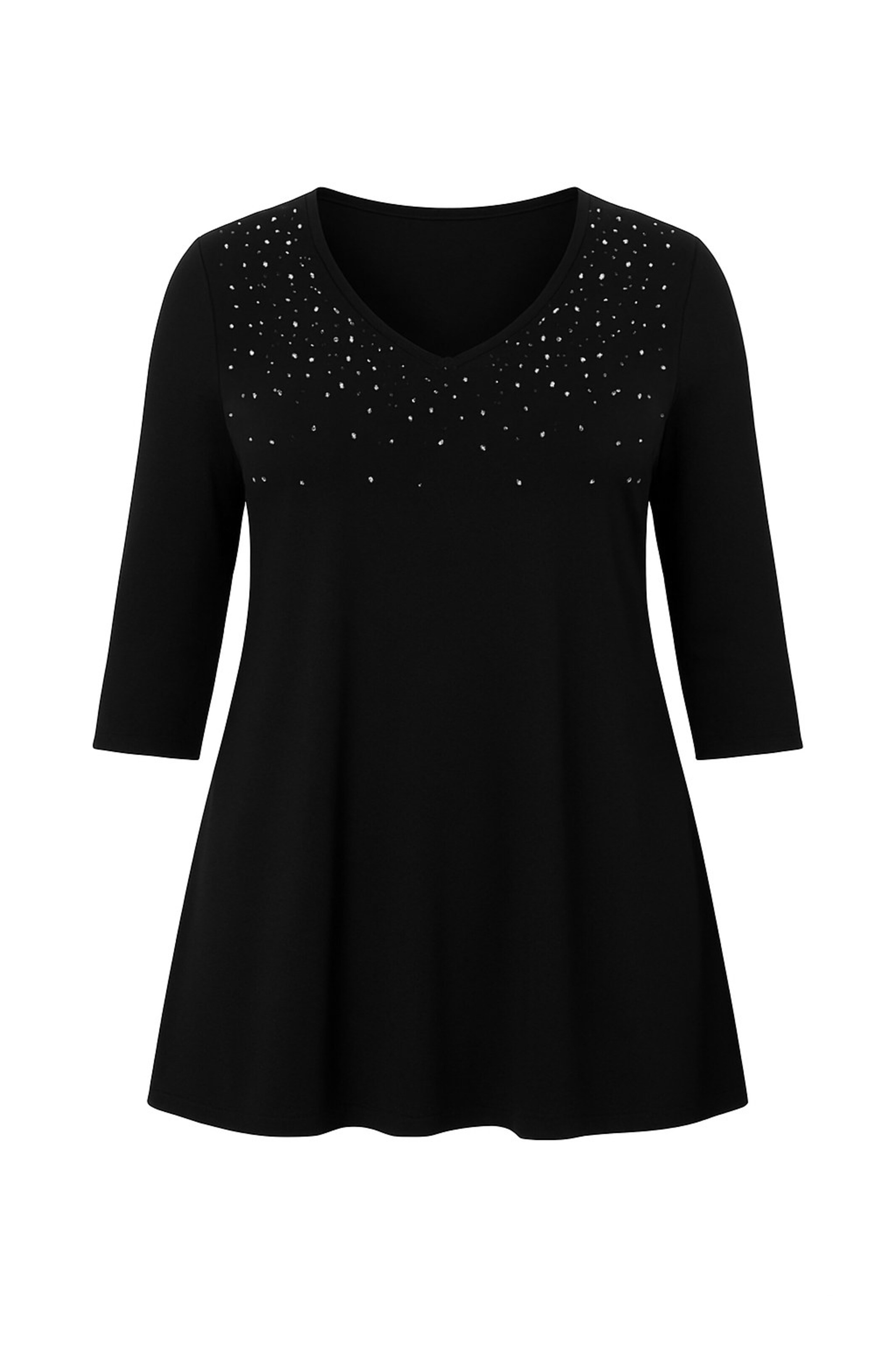 Shape Of You Shirt in Zwart: voorkant