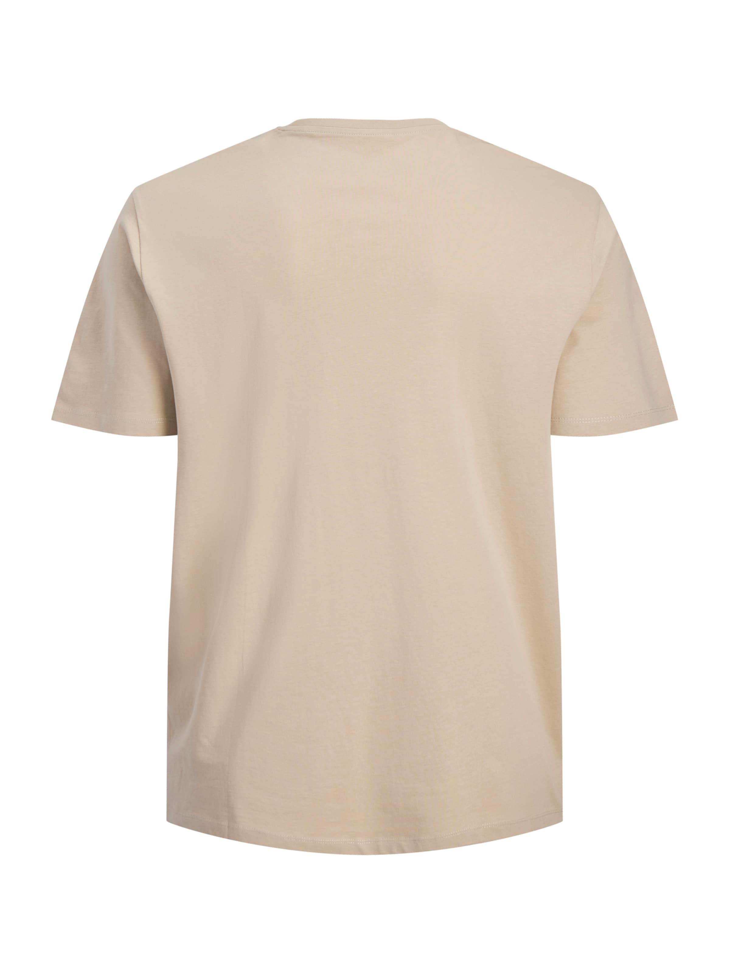 Jack & Jones Plus Μπλουζάκι 'JPRBLUZANE' σε μπεζ