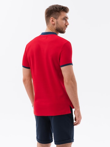 Ombre T-Shirt 'S1634' in Rot