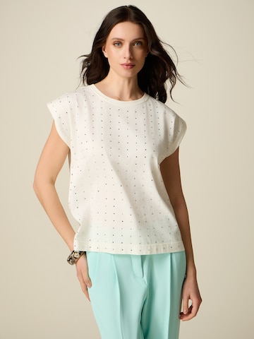 Haut oltre en blanc