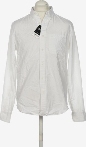 Abercrombie & Fitch Button Up Shirt in L in White: front