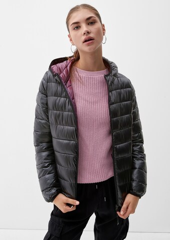 Veste mi-saison QS en noir : devant