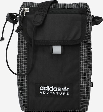 Borsa a tracolla 'Adventure Flag Small' di ADIDAS ORIGINALS in nero: frontale