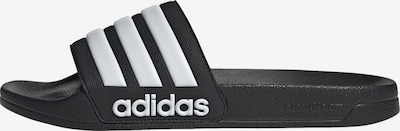 ADIDAS SPORTSWEAR Pistokkaat 'Adilette' värissä musta / valkoinen, Tuotenäkymä