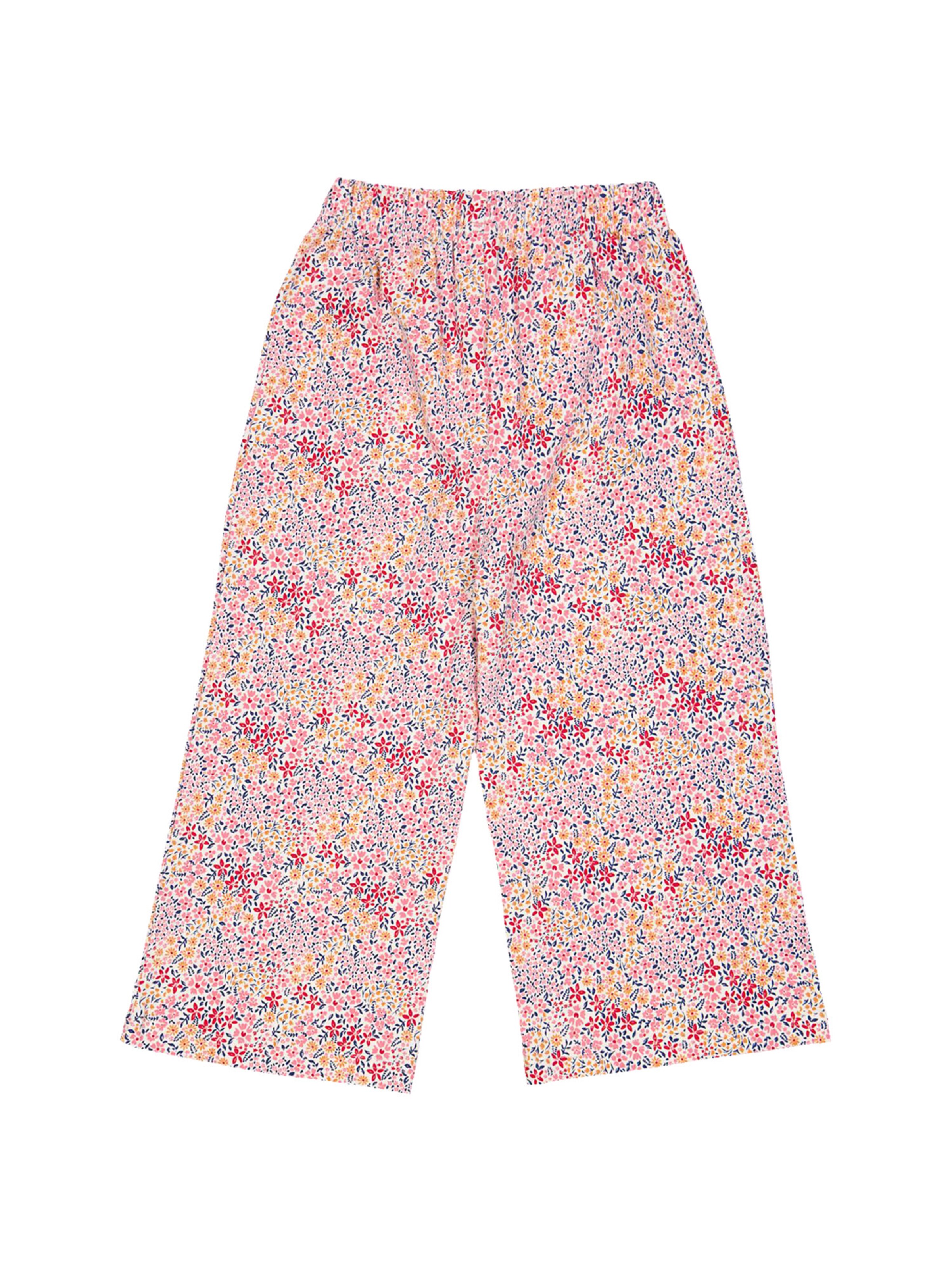 Fred's World by GREEN COTTON Wide leg Broek in Roze