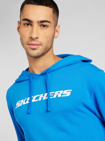 SKECHERS Sport sweatshirt i blå