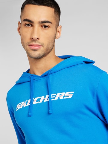 SKECHERS Sportsweatshirt i blå