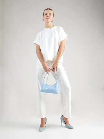 Rich & Royal Wide leg Trousers in White