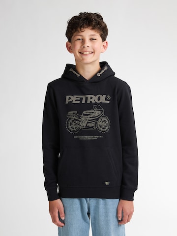 Petrol Industries Sweatshirt in Zwart: voorkant