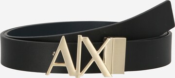 ARMANI EXCHANGE Opasek – černá: přední strana