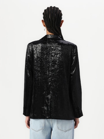 GUESS Блейзер 'OMEGA' в Черный: сзади