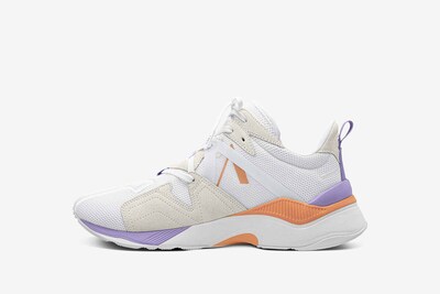 ARKK Copenhagen Hög sneaker i ljuslila / orange / vit / off-white, Produktvy