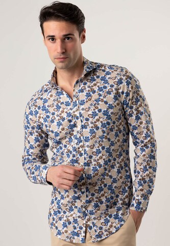 Black Label Shirt Regular Fit Hemd 'LINCOT' in Blau: predná strana