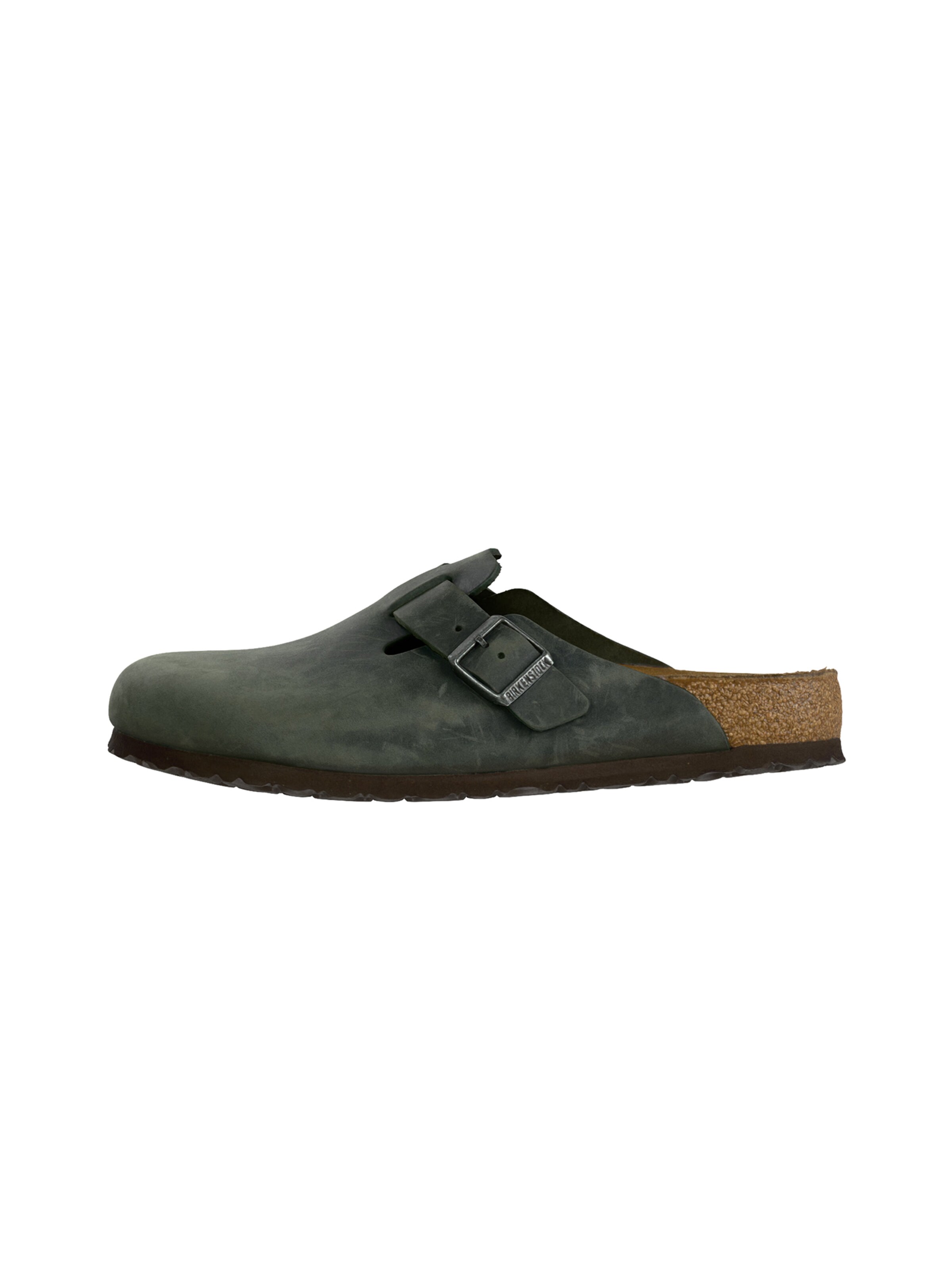 BIRKENSTOCK Muiltjes 'LEOI' in Groen: voorkant