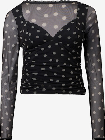 Abercrombie & Fitch Tričko 'ZOE' - Čierna: predná strana