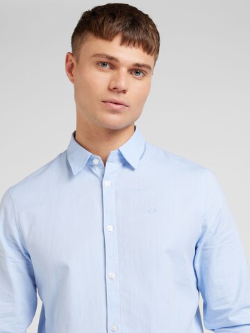 Regular fit Camicia business 'CAMICIA' di ARMANI EXCHANGE in blu