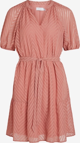 Robe-chemise 'Michelle' VILA en rose : devant