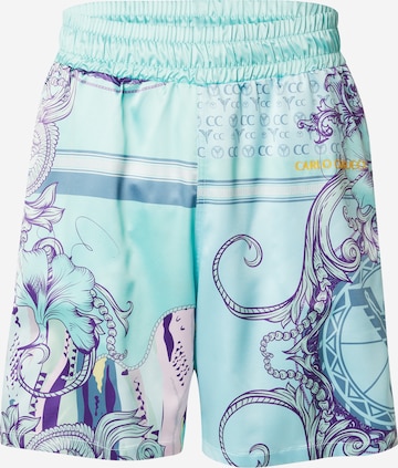 Carlo Colucci Regular Housut värissä vihreä: etupuoli